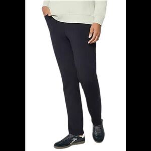 Belle by Kim Gravel ScubaLuxe Slim Straight Pant Black - Regular
